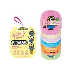 MakeUp Eraser 7-Day Set – Minions / Reusable, Exfoliating, Vegan / NIB
